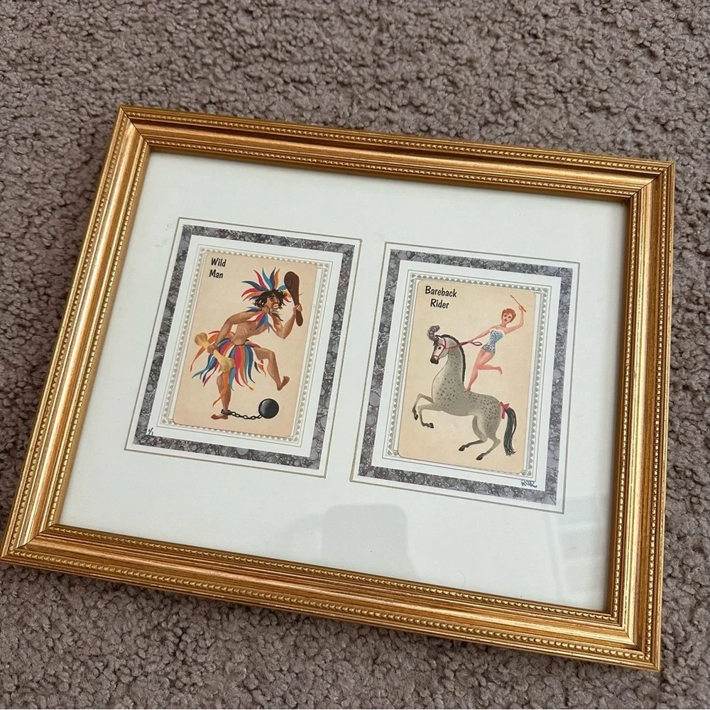Impulse Wild Man Bareback Rider Wall Decorative Picture Frame